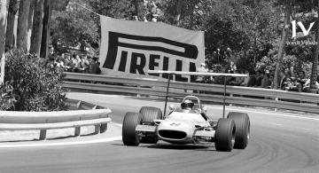 Jean-Pierre Beltoise (Matra-Ford), 3º en el G.P. de España de 1969 (Foto: Jordi Viñals)